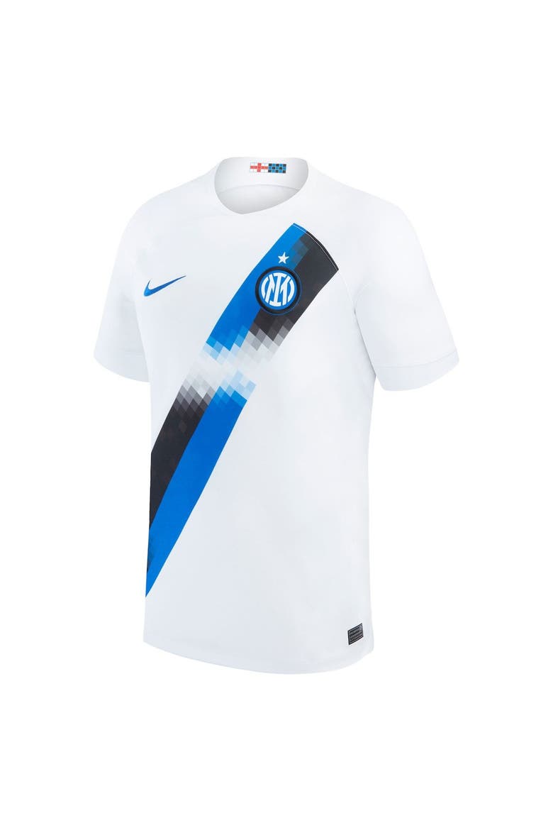 Men's Nike  White Inter Milan 2023/24 Away Stadium Replica Jersey, Alternate, color, White