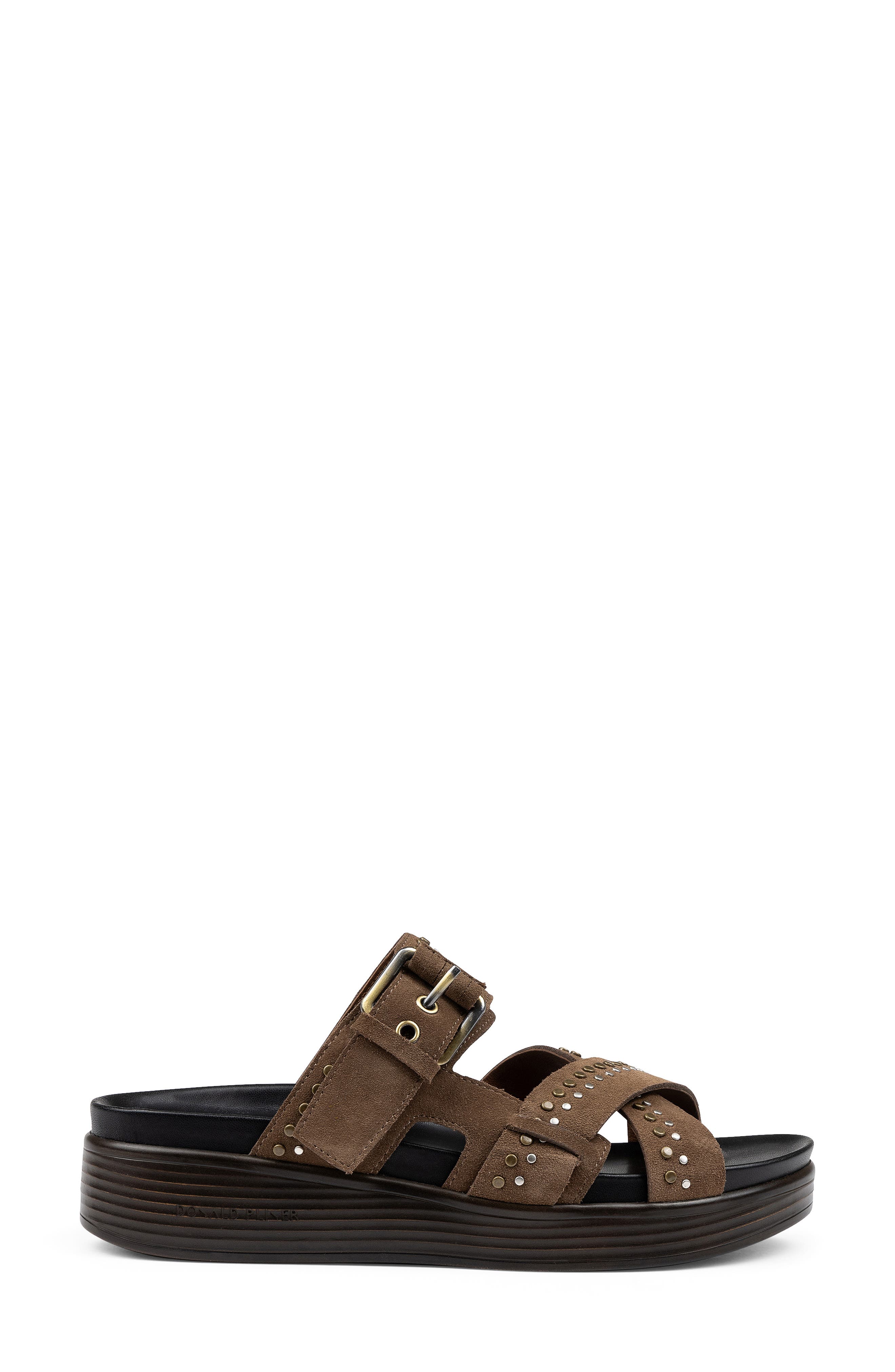Platform Wedge Slide Sandal, Alternate, color, BISCOTTI