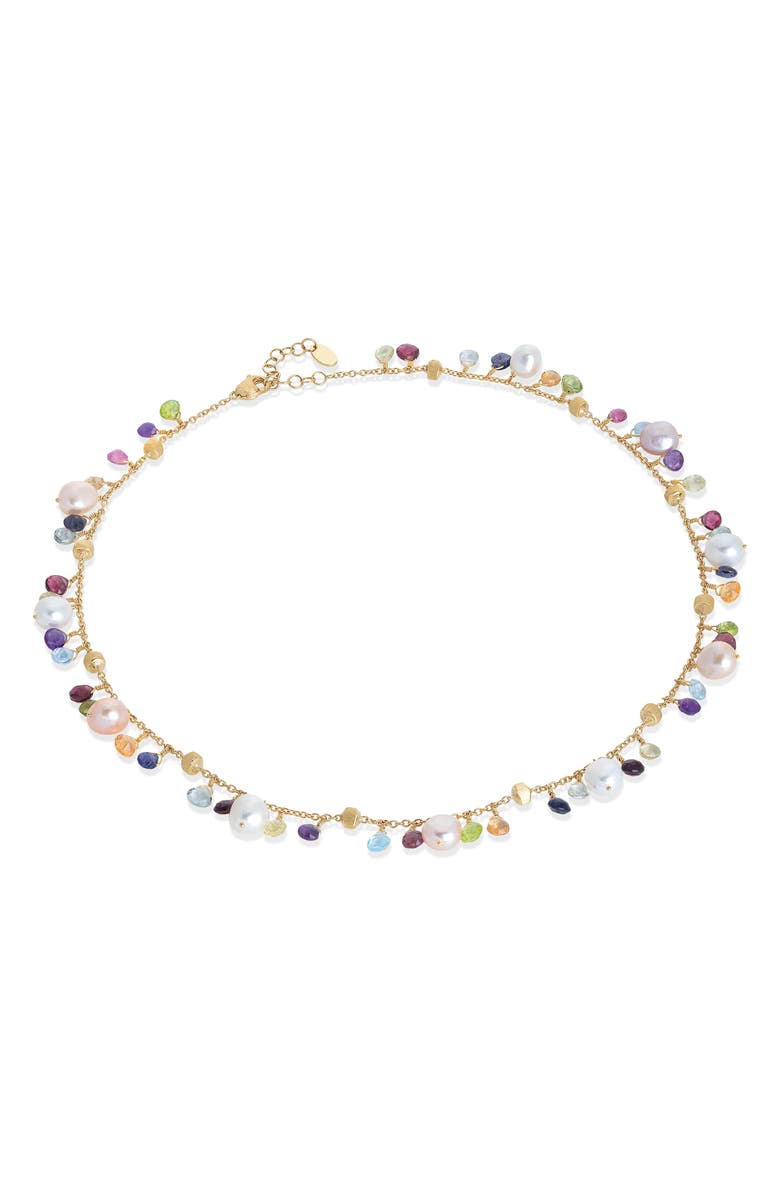Marco Bicego Paradise Necklace, Main, color, Yellow Gold