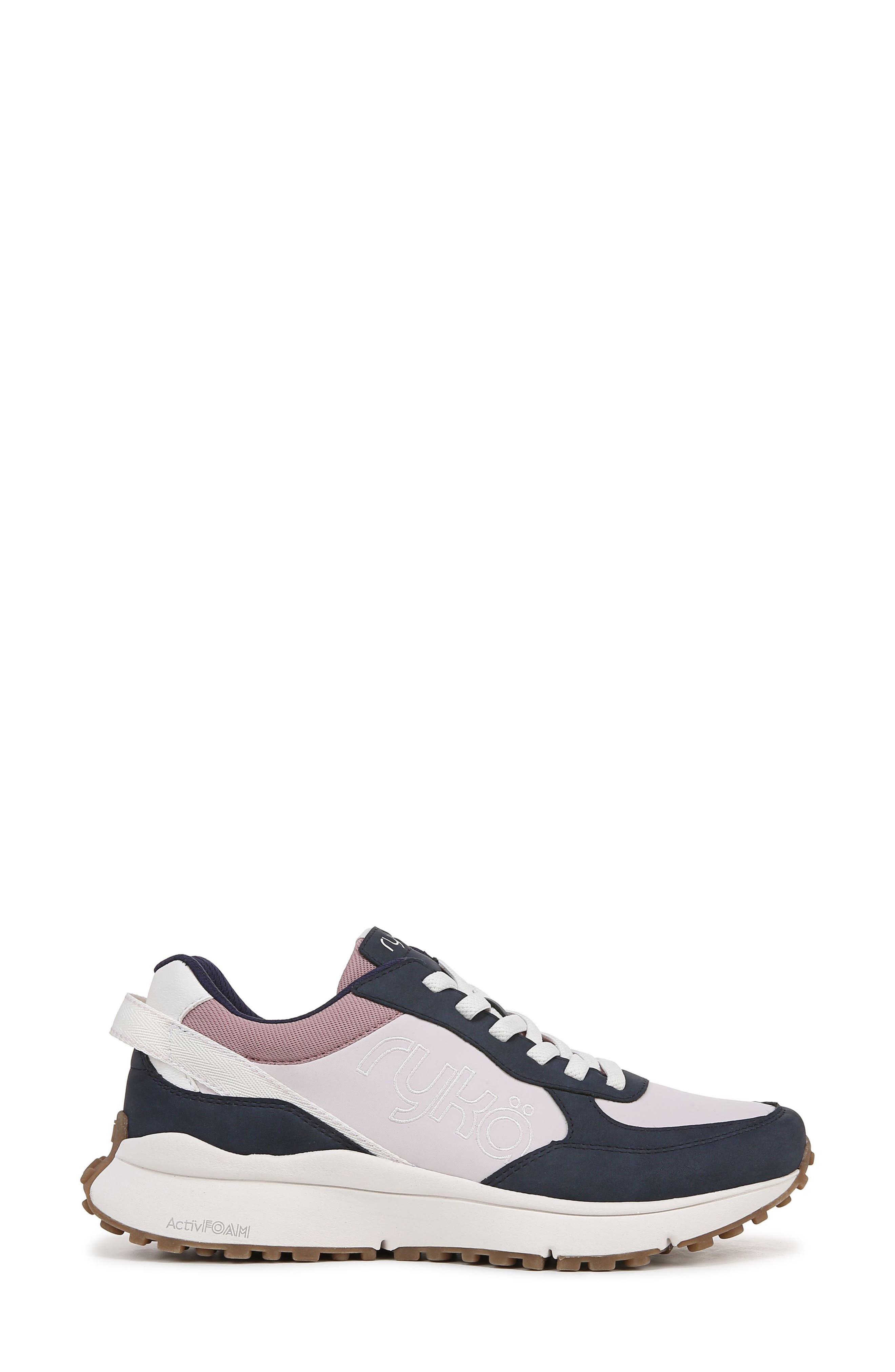 Jog On Sneaker, Alternate, color, LILAC NAVY