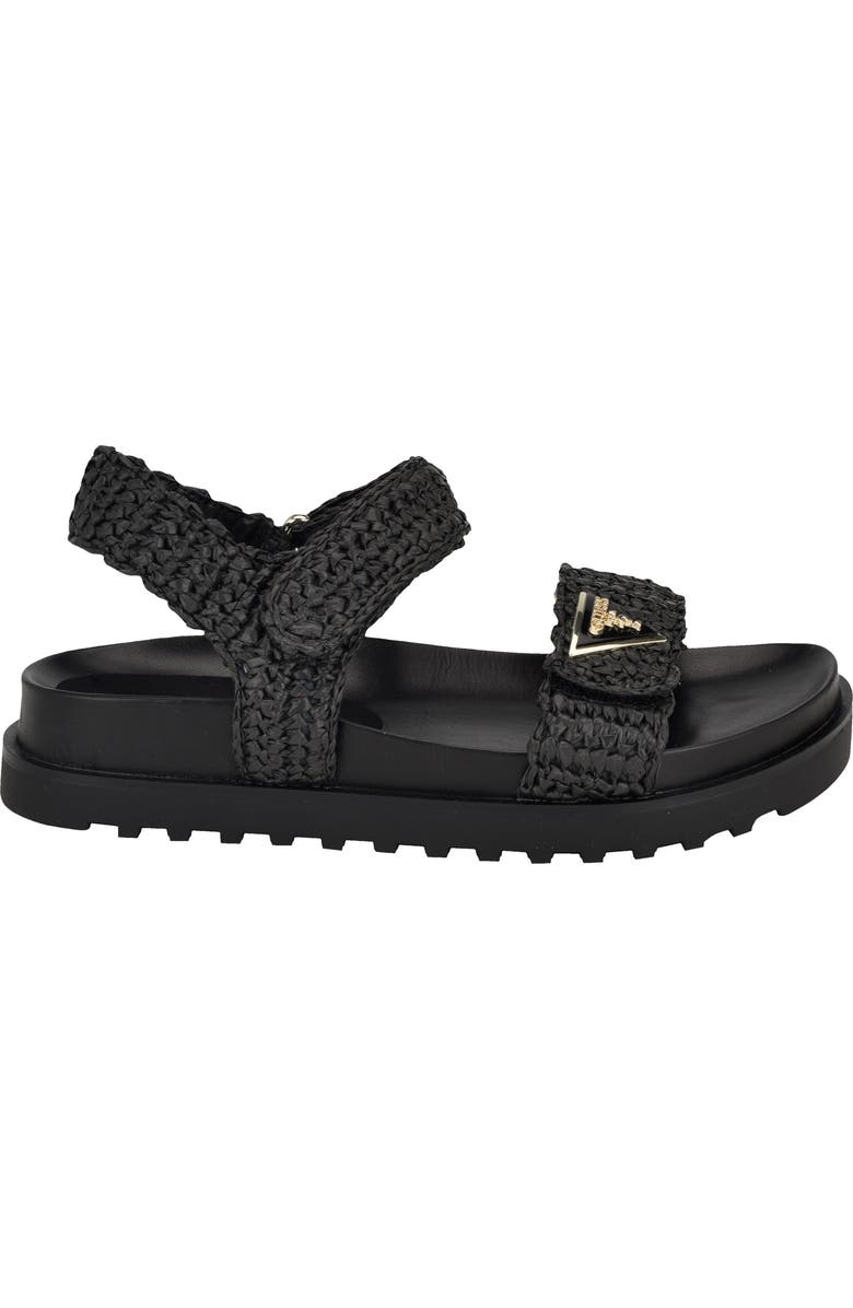 GUESS Fabrica Raffia Sandal, Alternate, color,