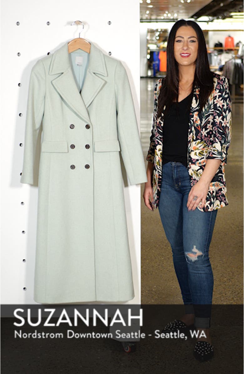 x Atlantic-Pacific Double Breasted Long Coat, sales video thumbnail