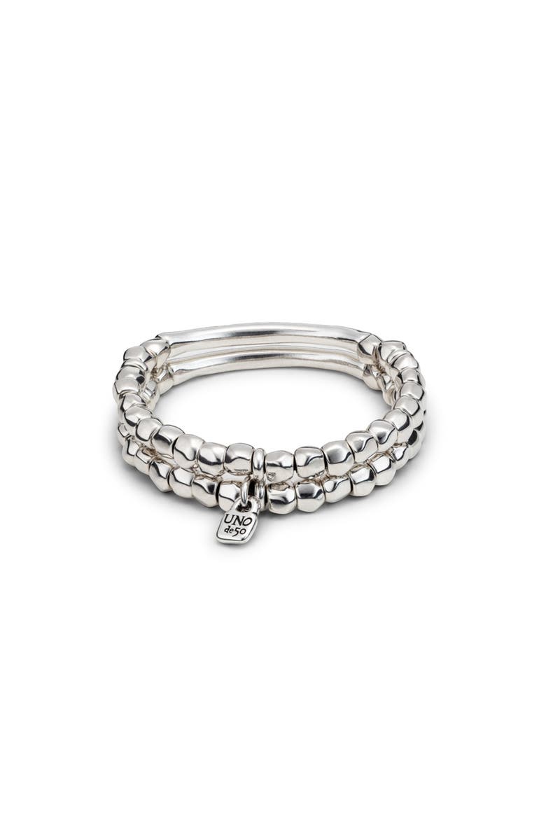 Polished Chain Bracelet, Alternate, color, Silver