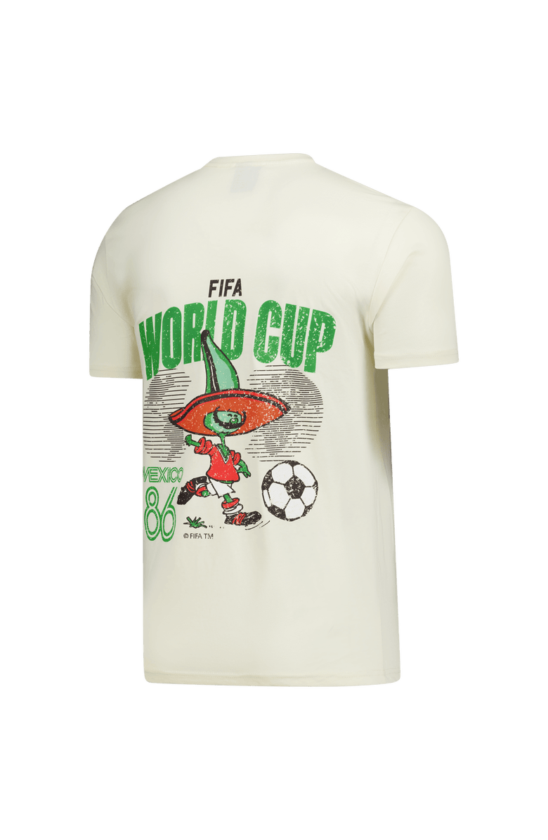 Peace Collective Unisex Peace Collective Cream Mexico National Team FIFA World Cup Mexico 1986 Heavyweight T-Shirt, Alternate, color, Cream