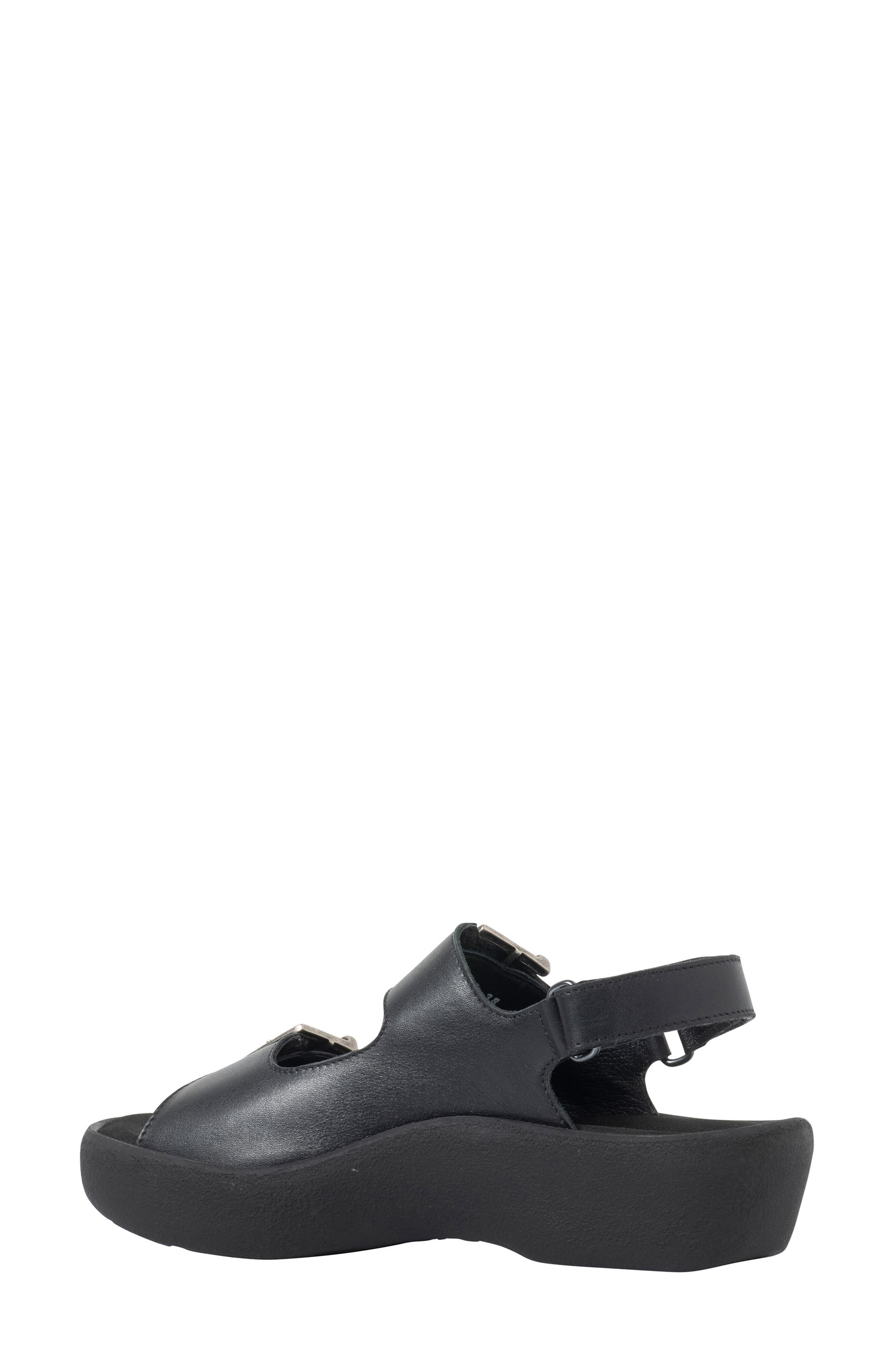 Wolky Fortune Platform Slingback Sandal, Alternate, color, Black