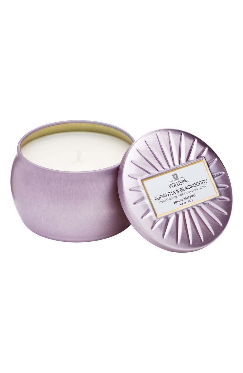 Voluspa Vermeil Mini Tin Candle Trio, Alternate, color, 