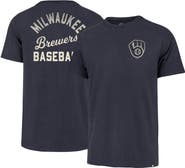 '47 Men's '47  Navy Milwaukee Brewers Turn Back Franklin T-Shirt