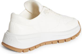 Triangle Logo Lace-Up Sneaker
