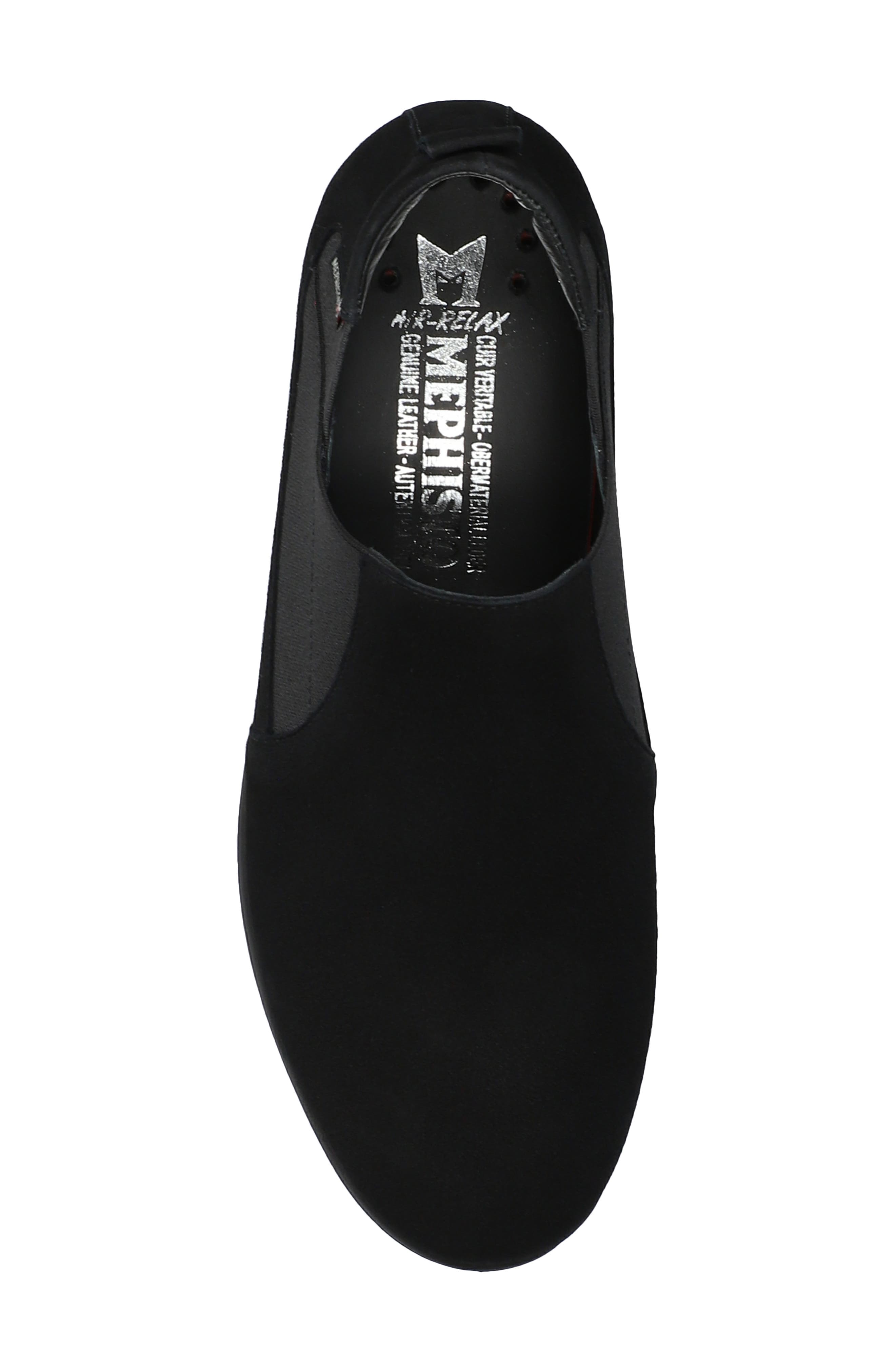 Mephisto Ibelina Wedge Slip-On Sneaker, Alternate, color, Black