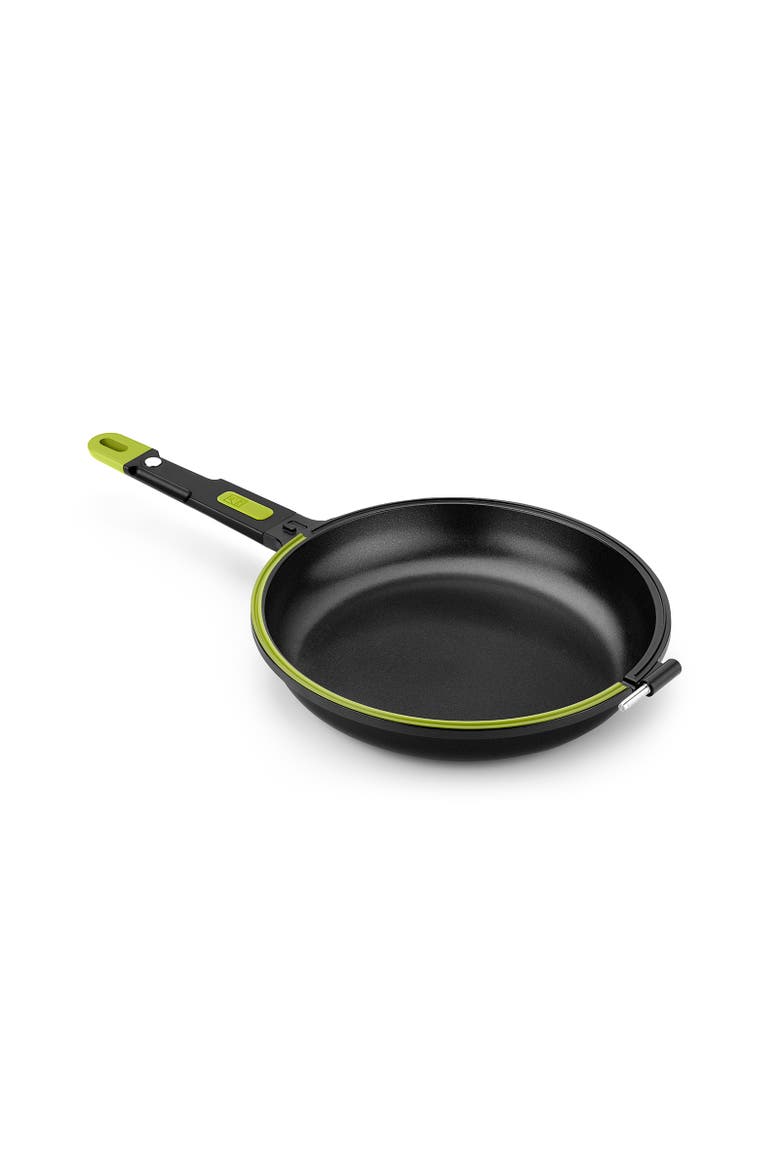 Foodie Dual Frying Pan Double Skillet for Spanish Omelets & Frittatas, 9.5-Inch, Alternate, color, Black