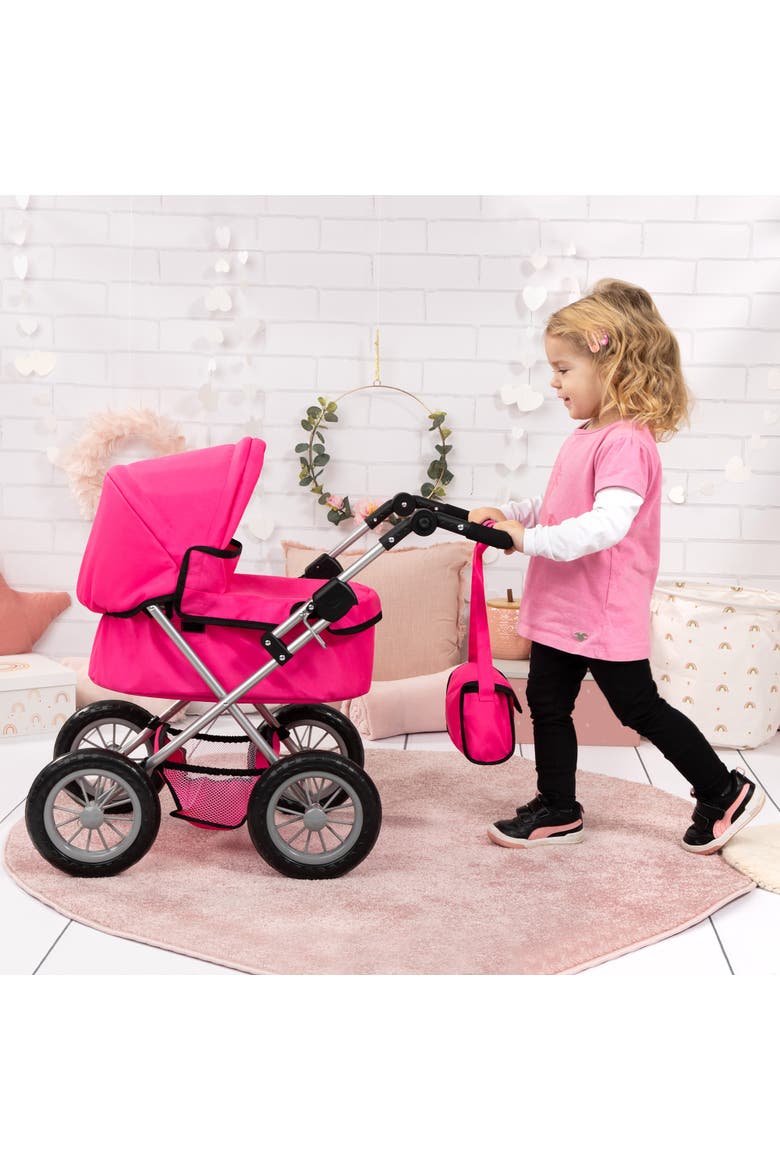 Trendy Pram, Fits Dolls Up To 18", Alternate, color, Multicolored