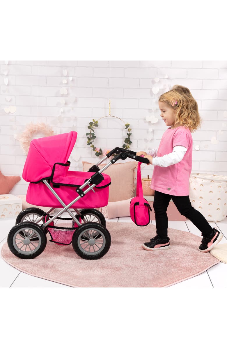 Bayer Design Trendy Pram, Fits Dolls Up To 18", Alternate, color, Multicolored