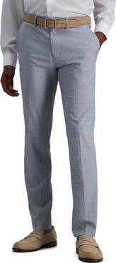 Kenneth Cole Reaction Prince of Wales Stretch Plaid Trousers