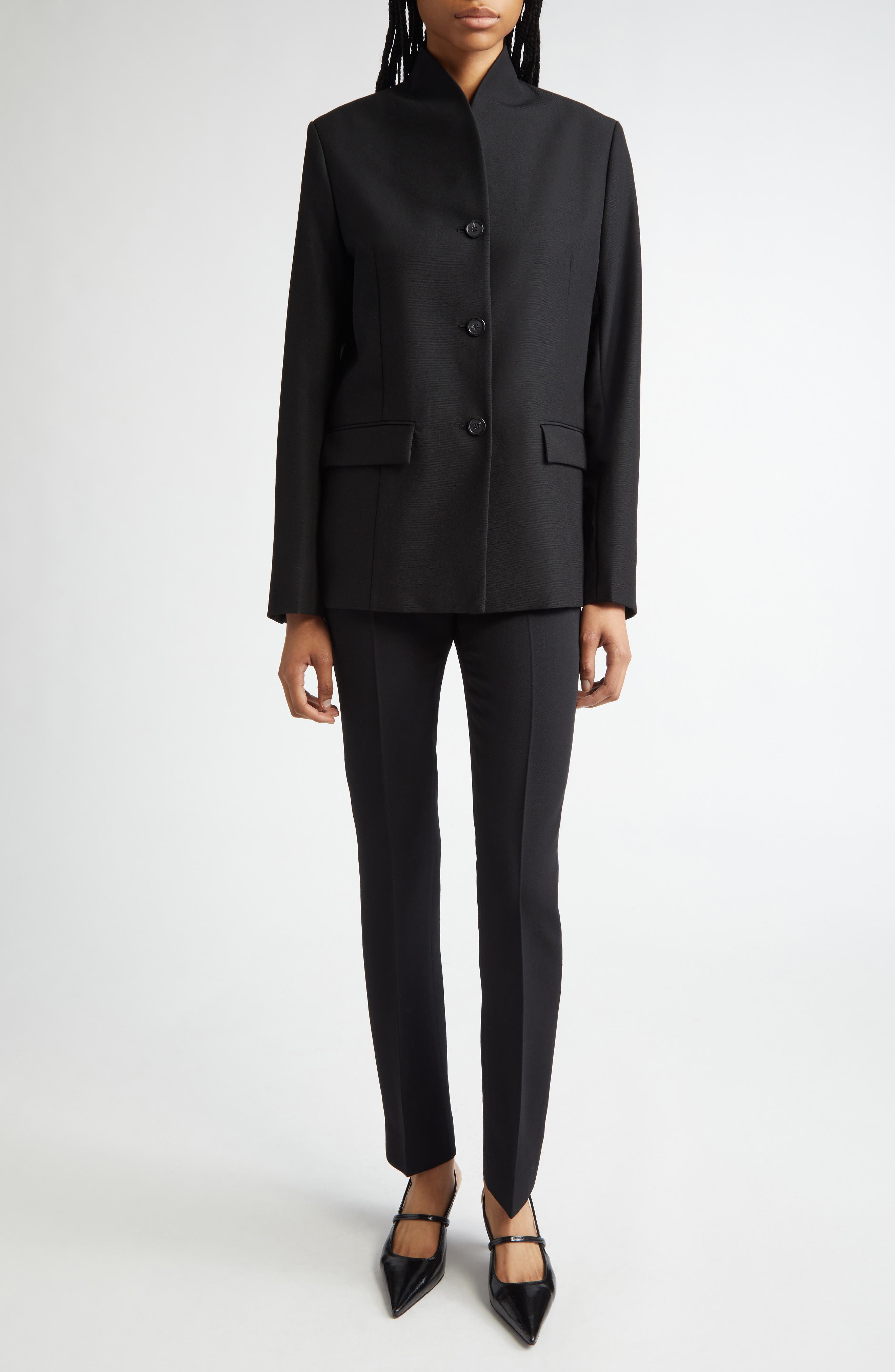 Low Waist Cigarette Trousers - image 2