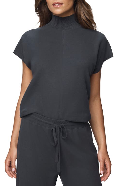 Splendid Winslow Mock Neck Pullover In Gray