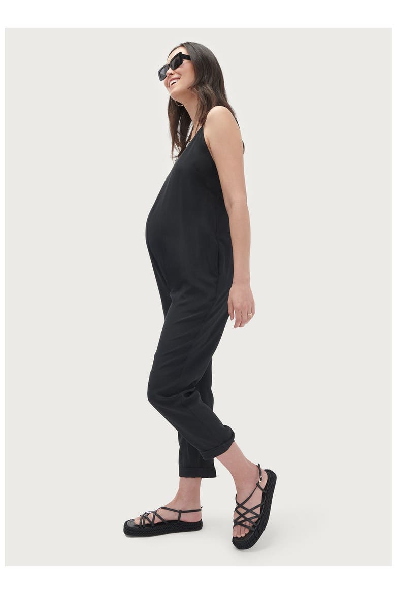The Georgie Jumpsuit, Alternate, color, Black