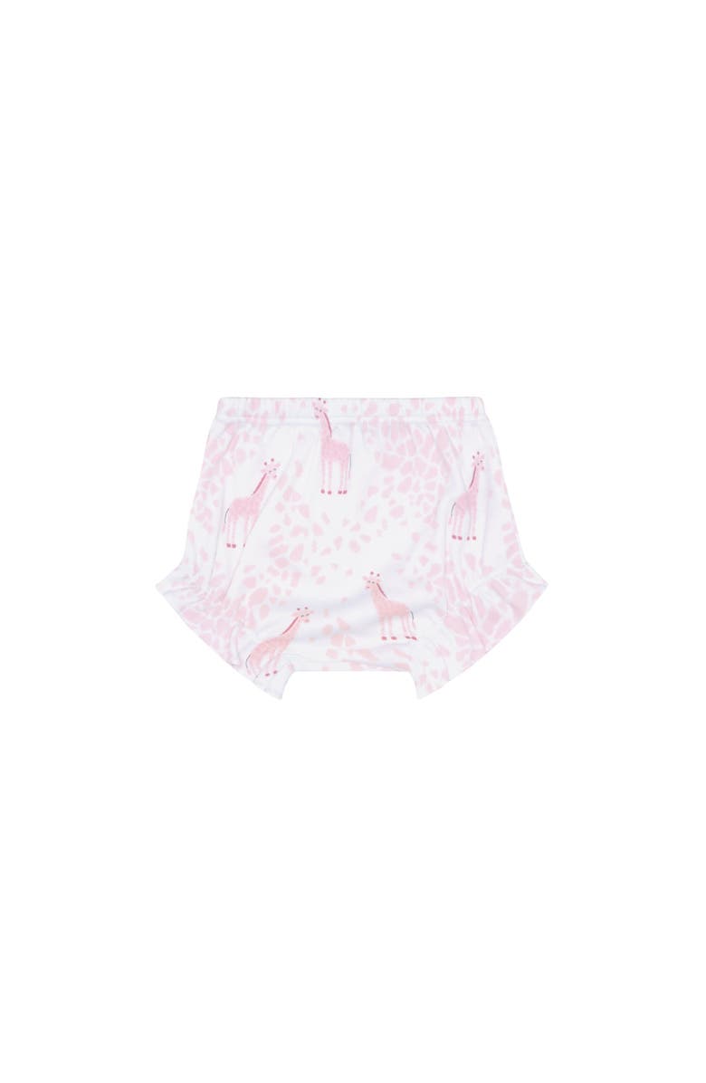 Nellapima Pink Giraffe Print Diaper Cover Set - Baby, Alternate, color, Pink