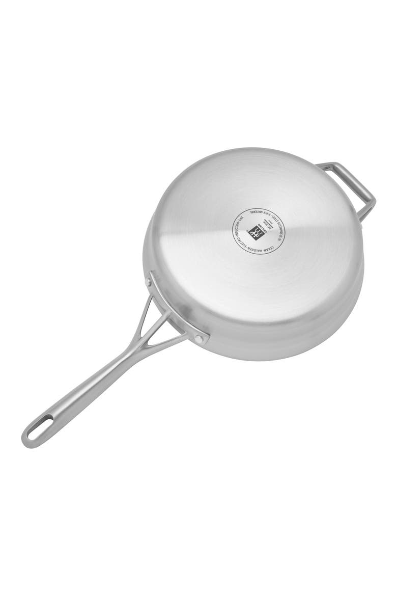 Motion Stainless Steel Sauté Pan, Alternate, color, STAINLESS STEEL