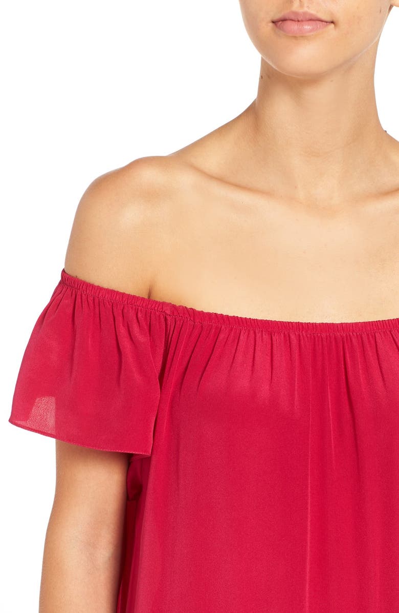 Soler 'Thalia' Off the Shoulder Silk Maxi Dress, Alternate, color, 