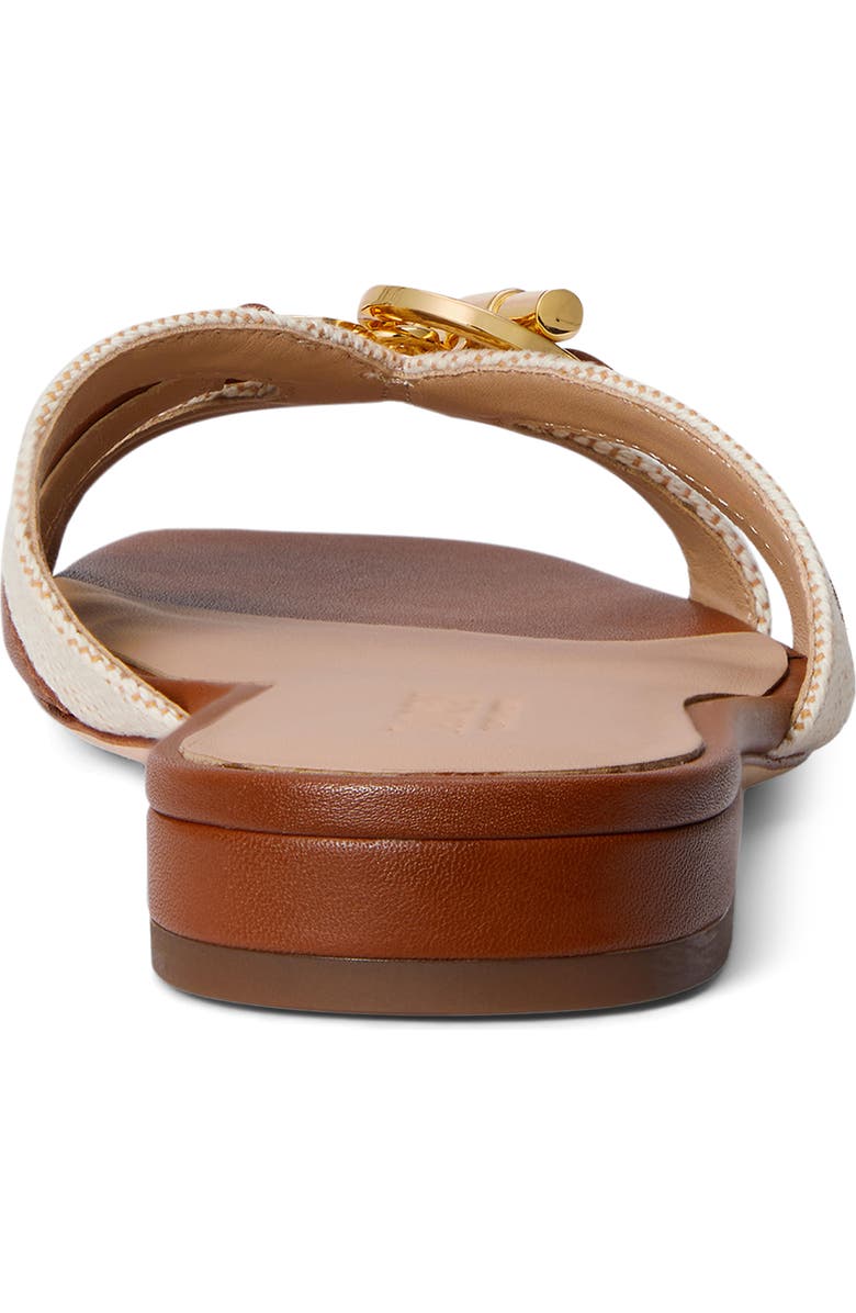 Ralph Lauren Blaike Slide Sandal, Alternate, color, Natural/ Buff/ Lauren Tan