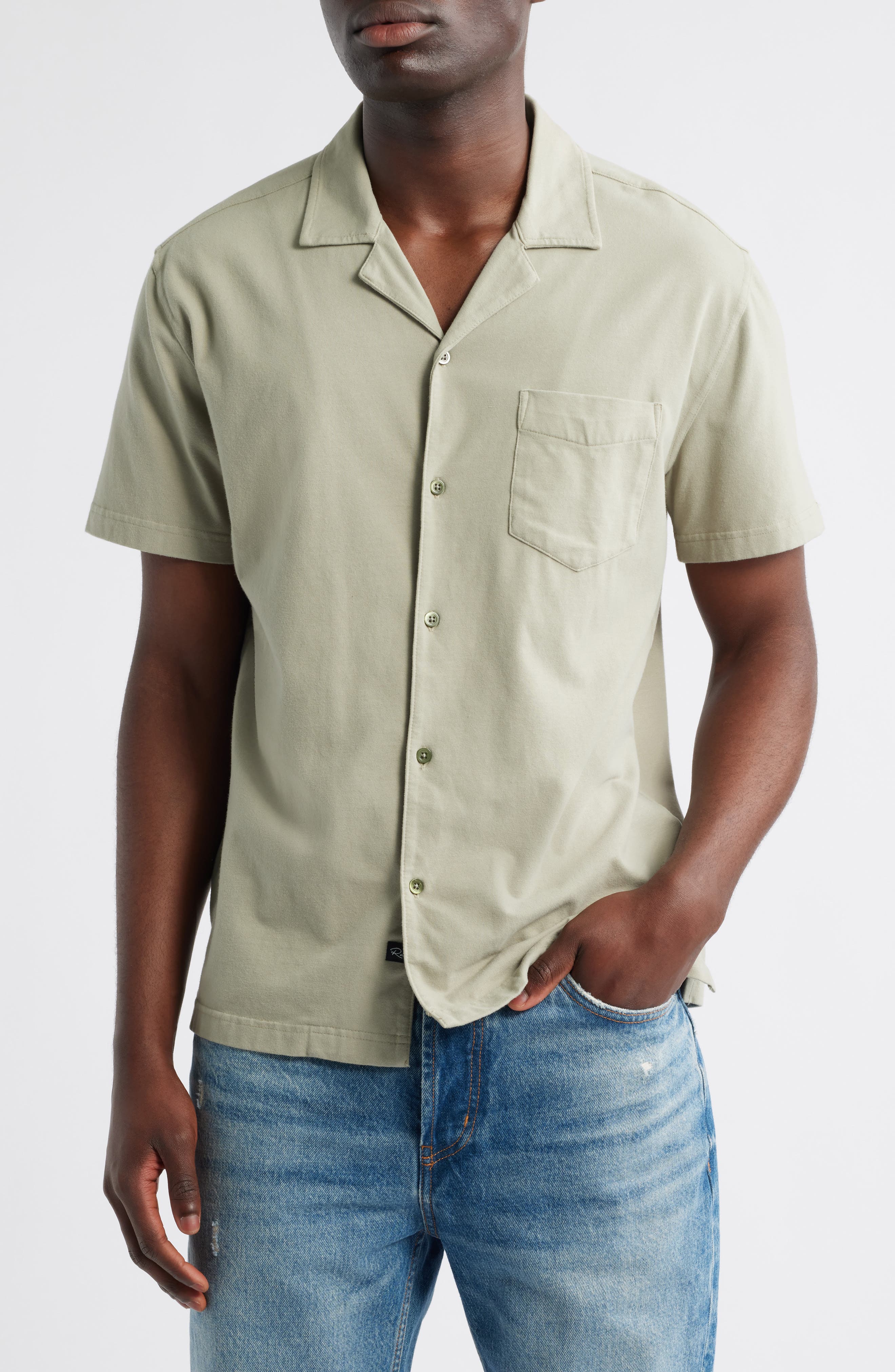 Rails Flint Stretch Cotton Camp Shirt