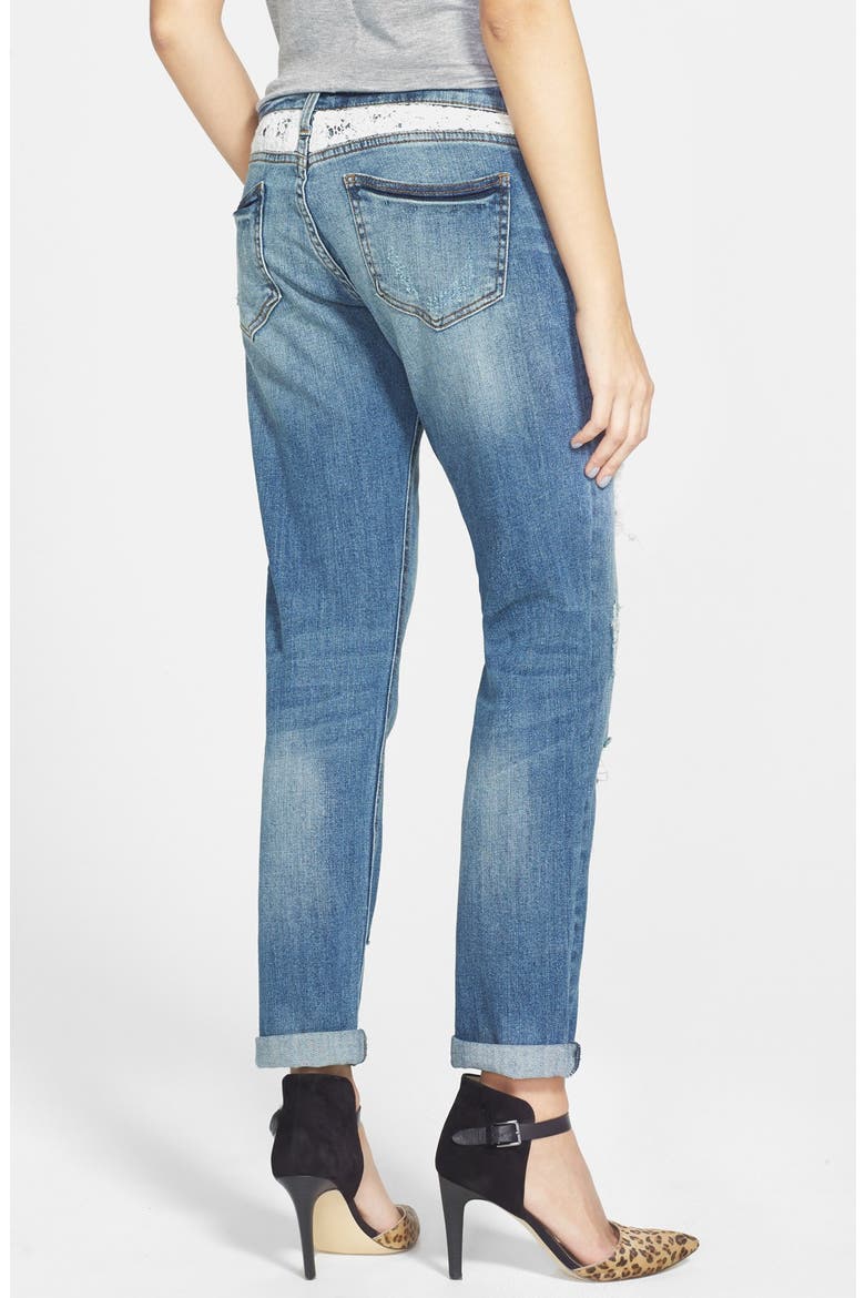 Destroyed Jeans, Alternate, color, MEDIUM WASH