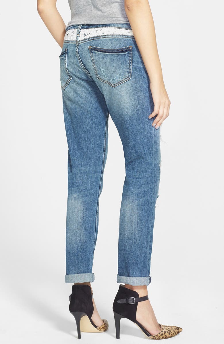 Sun & Shadow Destroyed Jeans, Alternate, color, 