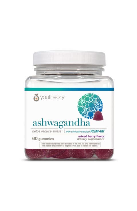 Ashwagandha Stress Relief Mixed Berry Gummies 60  Gummies
