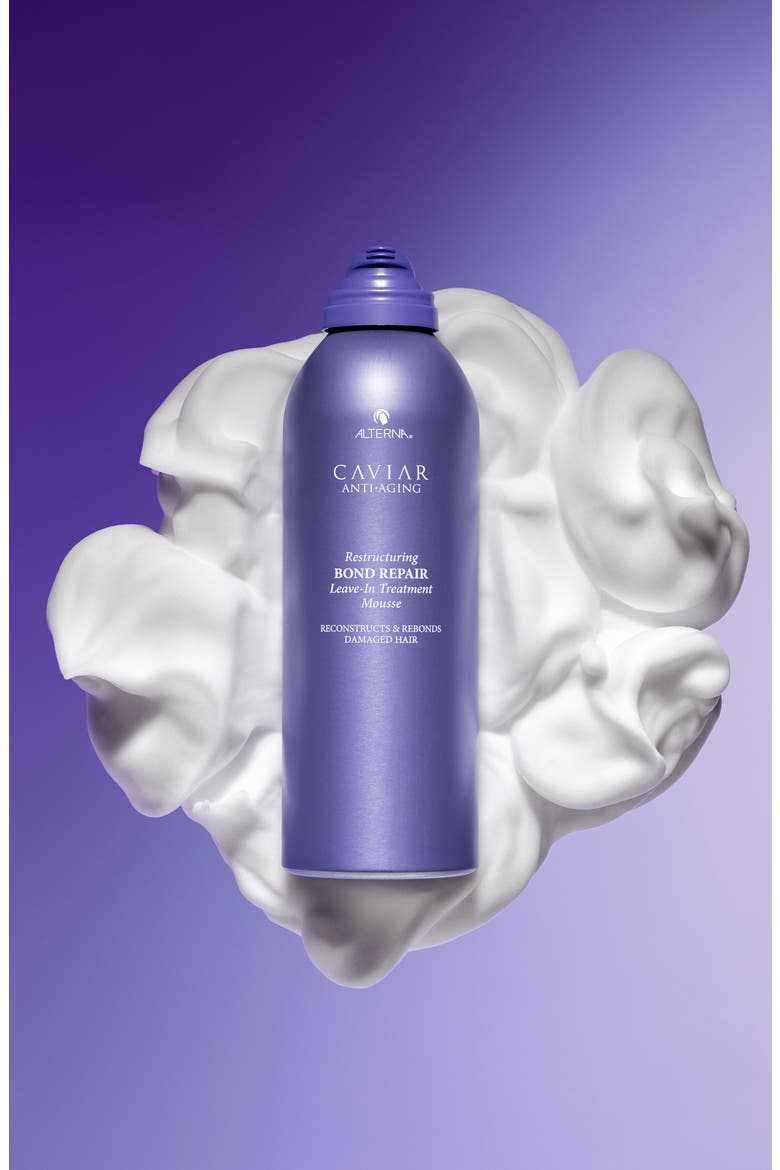 Caviar Anti-Aging Restructuring Bond Repair Leave-in Treatment Mousse, Alternate, color, NO COLOR