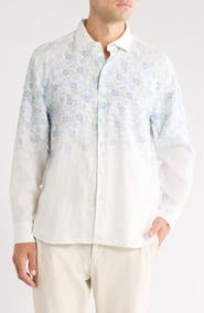 Tommy Bahama La Flores Fade Linen Button Up Shirt
