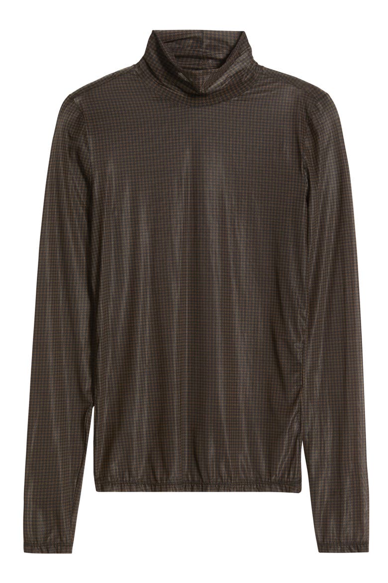 The Hoisery Turtleneck Top, Alternate, color, AMERICANO MULTI