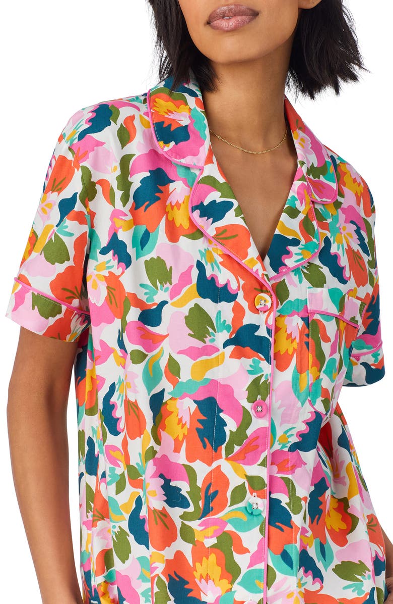 BedHead Pajamas Print Crop Poplin Pajamas, Alternate, color,