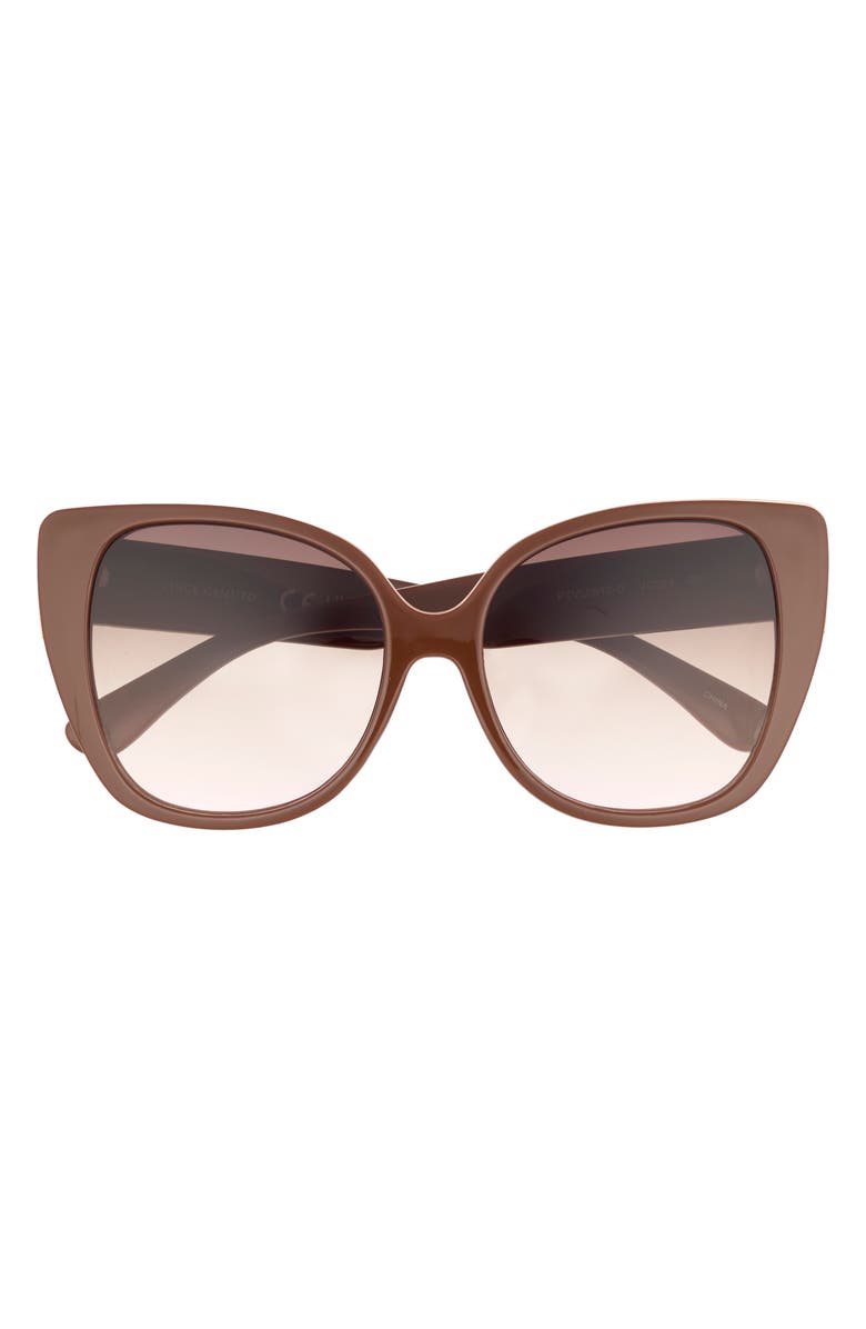 Vince Camuto 62mm Cat Eye Sunglasses, Main, color, Brown