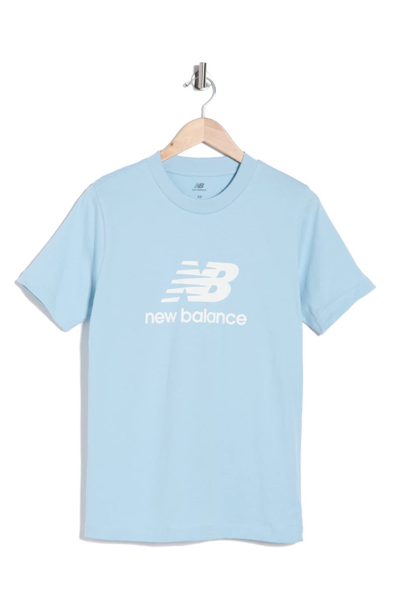 New Balance Sport Essentials Logo Graphic T-Shirt, Main, color, Light Blue