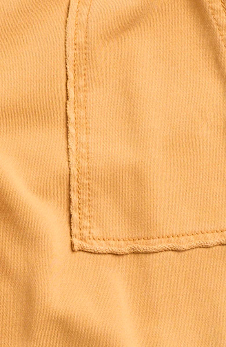 Tractr Kids' French Terry Wide Leg Cargo Pants, Alternate, color, Mustard