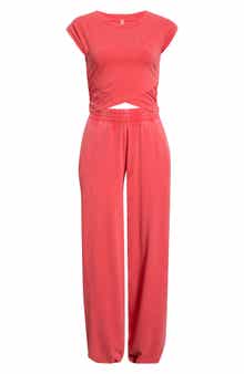 Free People FP Movement Hot Shot Crossover T-Shirt & Joggers Set