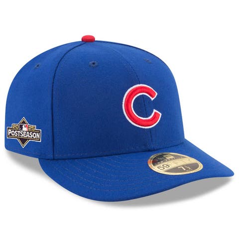 Men's New Era Royal Chicago Cubs 2025 MLB Postseason Side Patch Low Profile 59FIFTY Fitted Hat