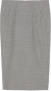 Marina Rinaldi Etiopia Houndstooth Pencil Skirt