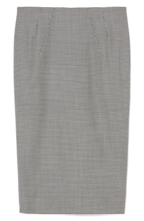 MARINA RINALDI MARINA RINALDI ETIOPIA HOUNDSTOOTH PENCIL SKIRT