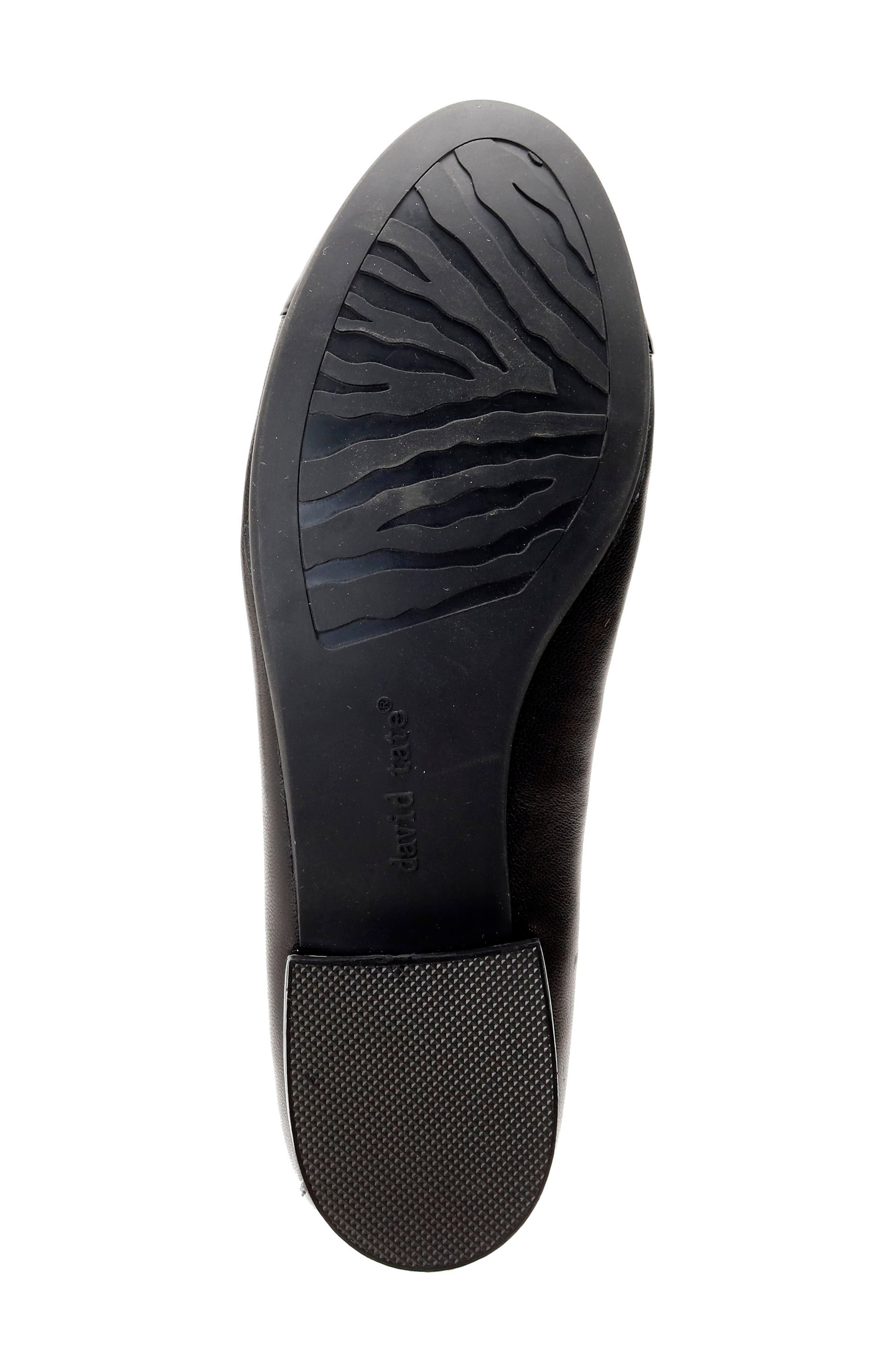 Nicole Cap Toe Flat, Alternate, color, BLACK