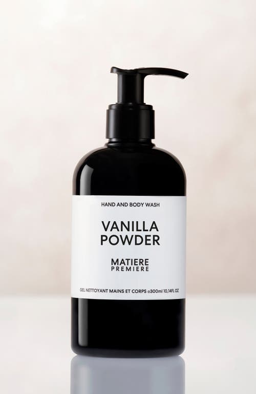 Matiere Premiere Vanilla Powder Hand & Body Wash In Transparent