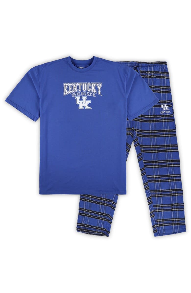 PROFILE Men's Profile Royal Kentucky Wildcats Big & Tall 2-Pack T-Shirt & Flannel Pants Set, Main, color, Royal