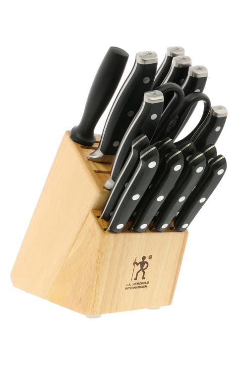 Forged Premio Knife Block 17-Piece Set