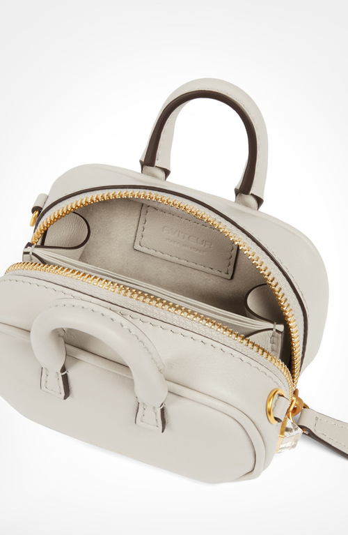 Aviteur Mini Maia Calfskin Bag In White