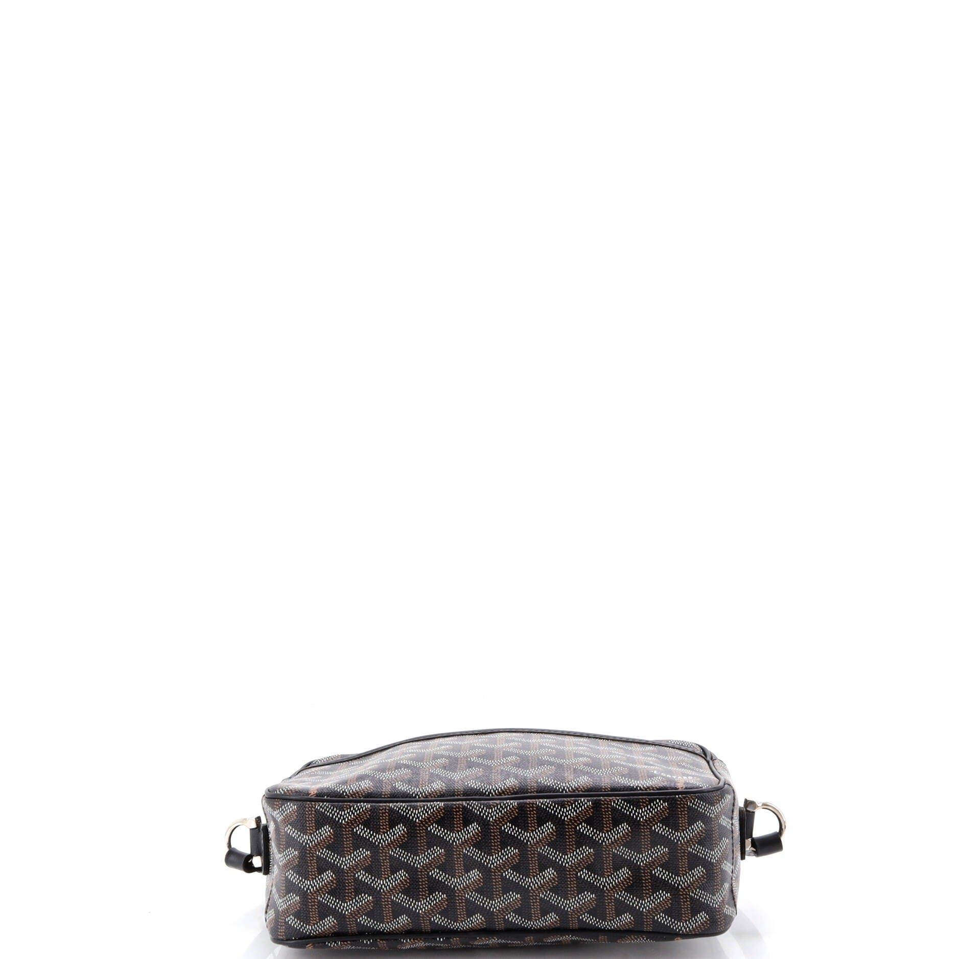 Pre-Owned Goyard Cap Vert Bag Coated Canvas, Alternate, color, Black