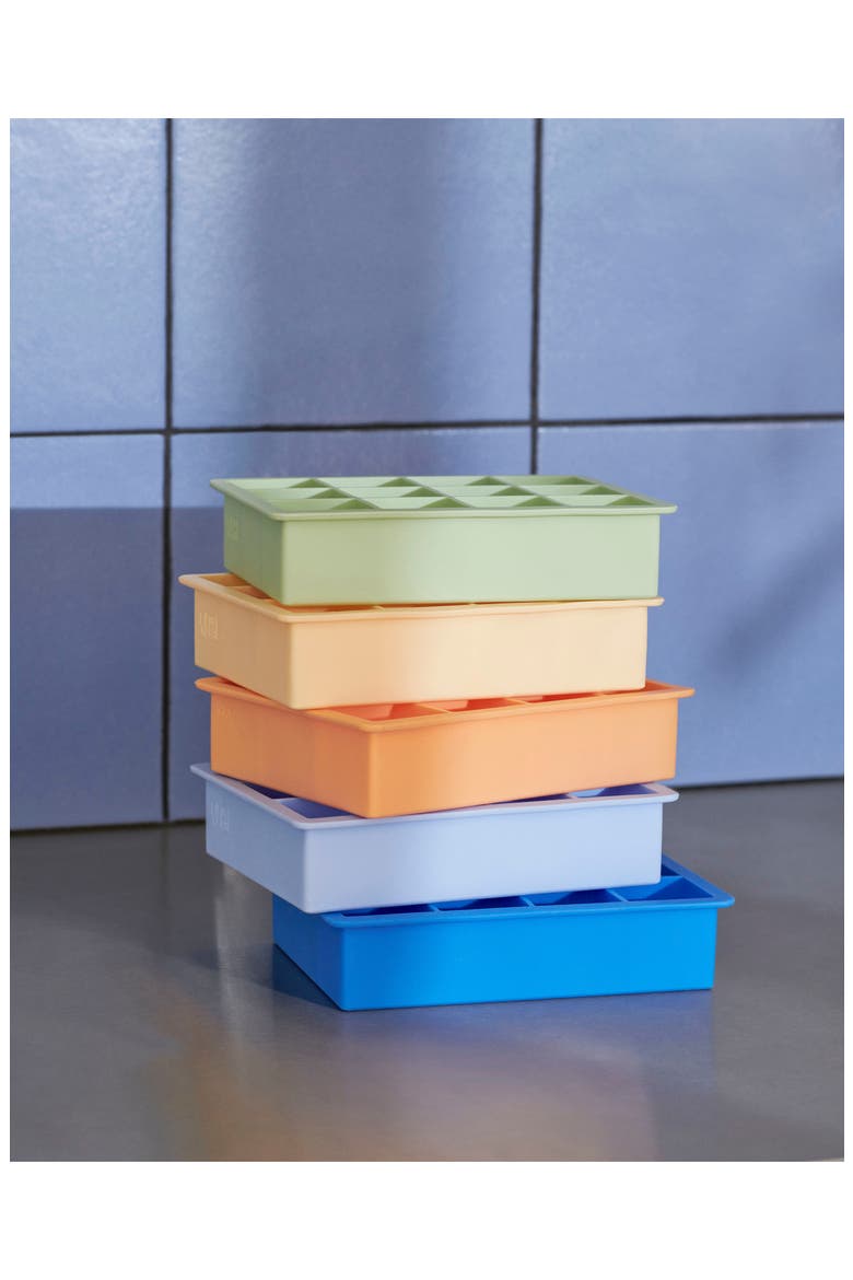 Silicone Ice Cube Tray, Alternate, color, MINT GREEN
