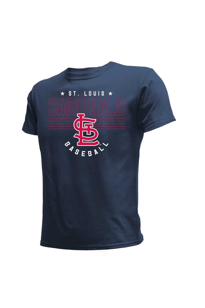 Youth Stitches St. Louis Cardinals 3-Pack T-Shirt Set, Alternate, color, Heather Gray