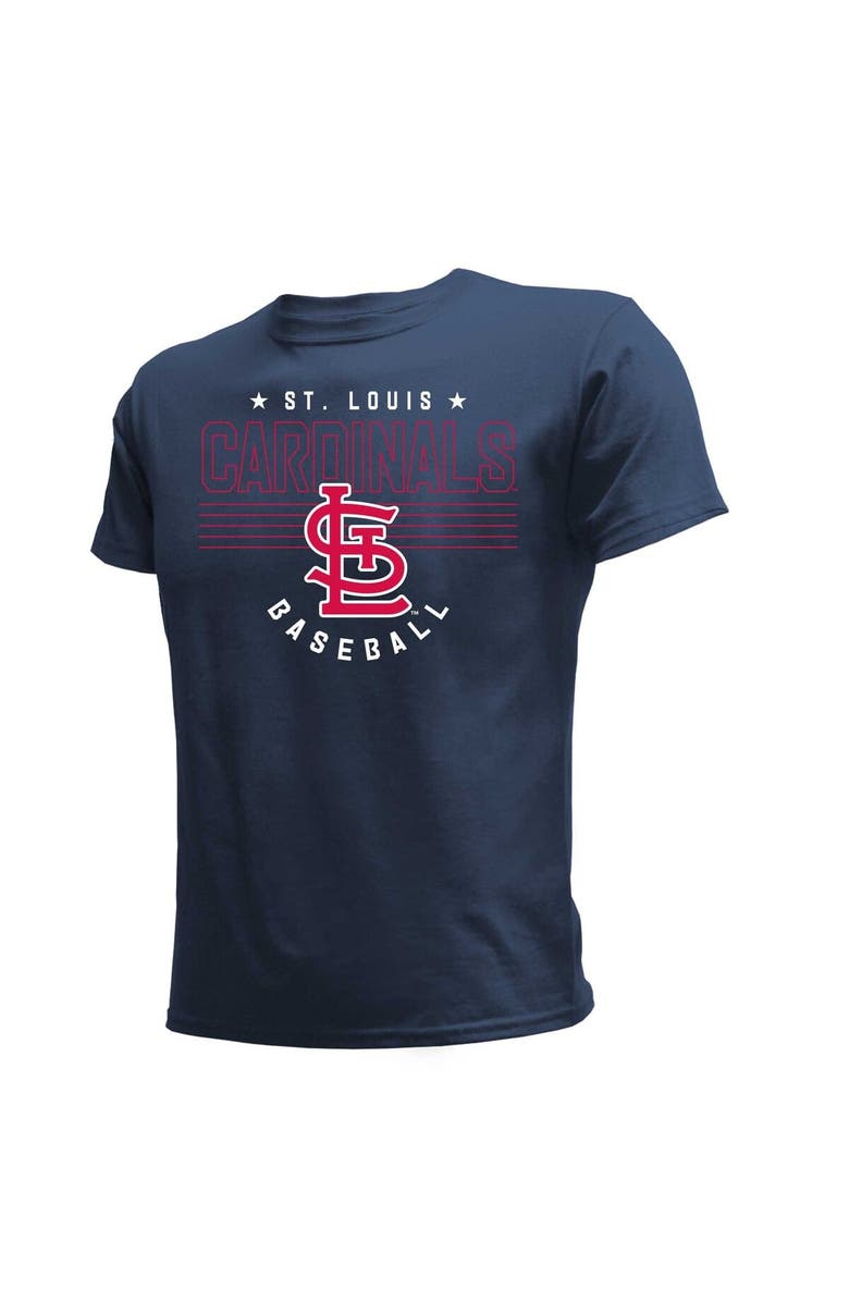 STITCHES Youth Stitches St. Louis Cardinals 3-Pack T-Shirt Set, Alternate, color, Heather Gray