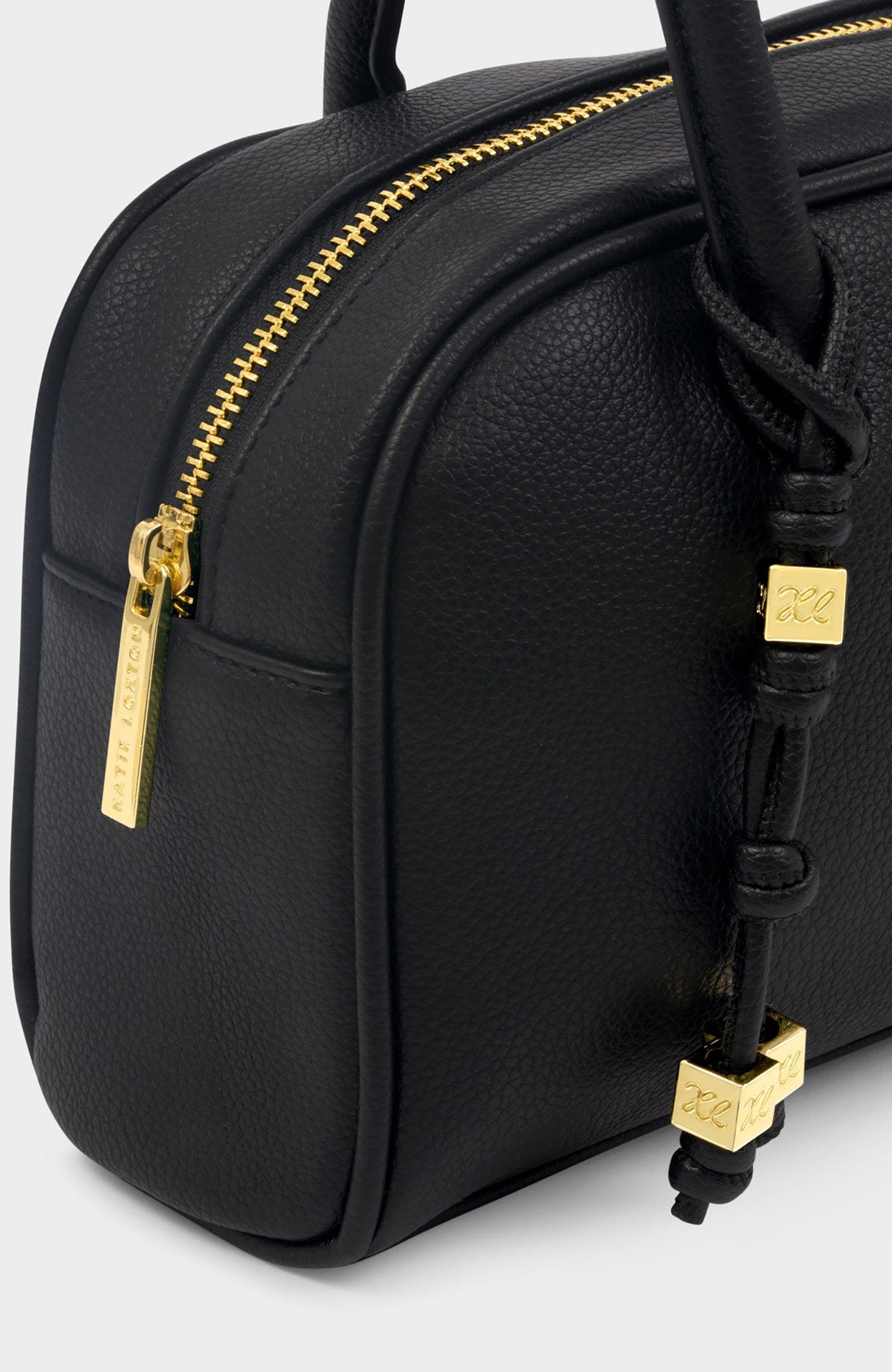 Katie Loxton Hadley Bowling Bag, Alternate, color, Black