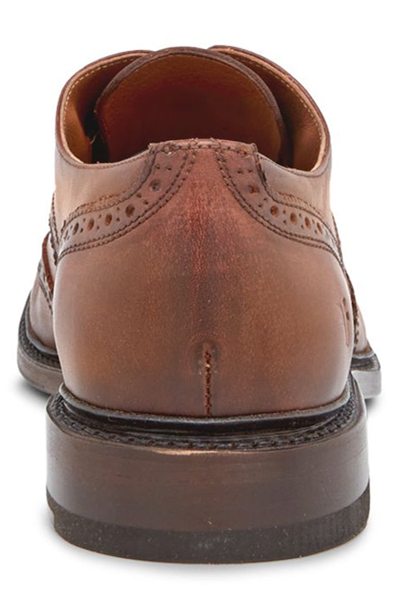 Paul Wingtip Derby, Alternate, color, COGNAC